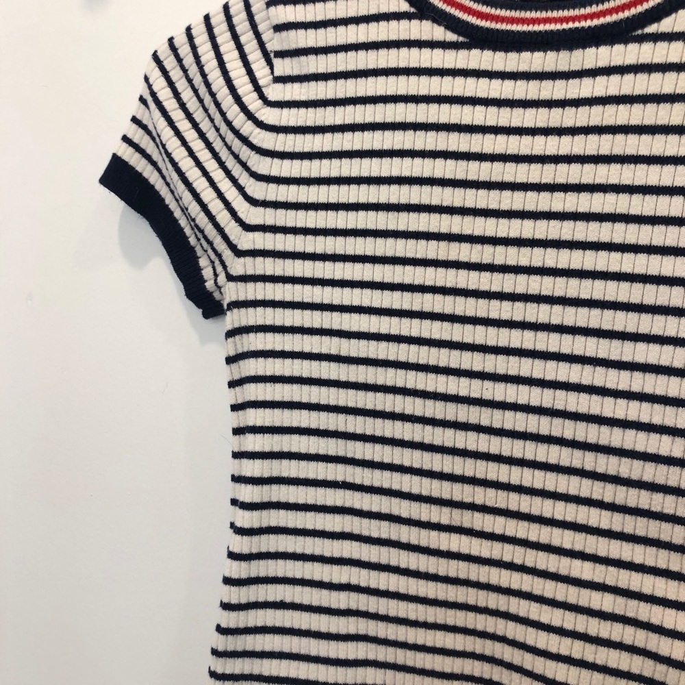 Striped Cropped Tee 3/$20 - Picture 2 of 3